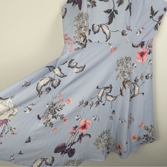 Jean Machine Blue Floral Dress - Picture 4 of 7